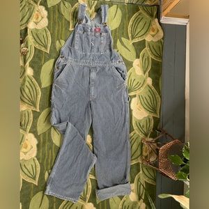 Dickies engineer striped overalls.